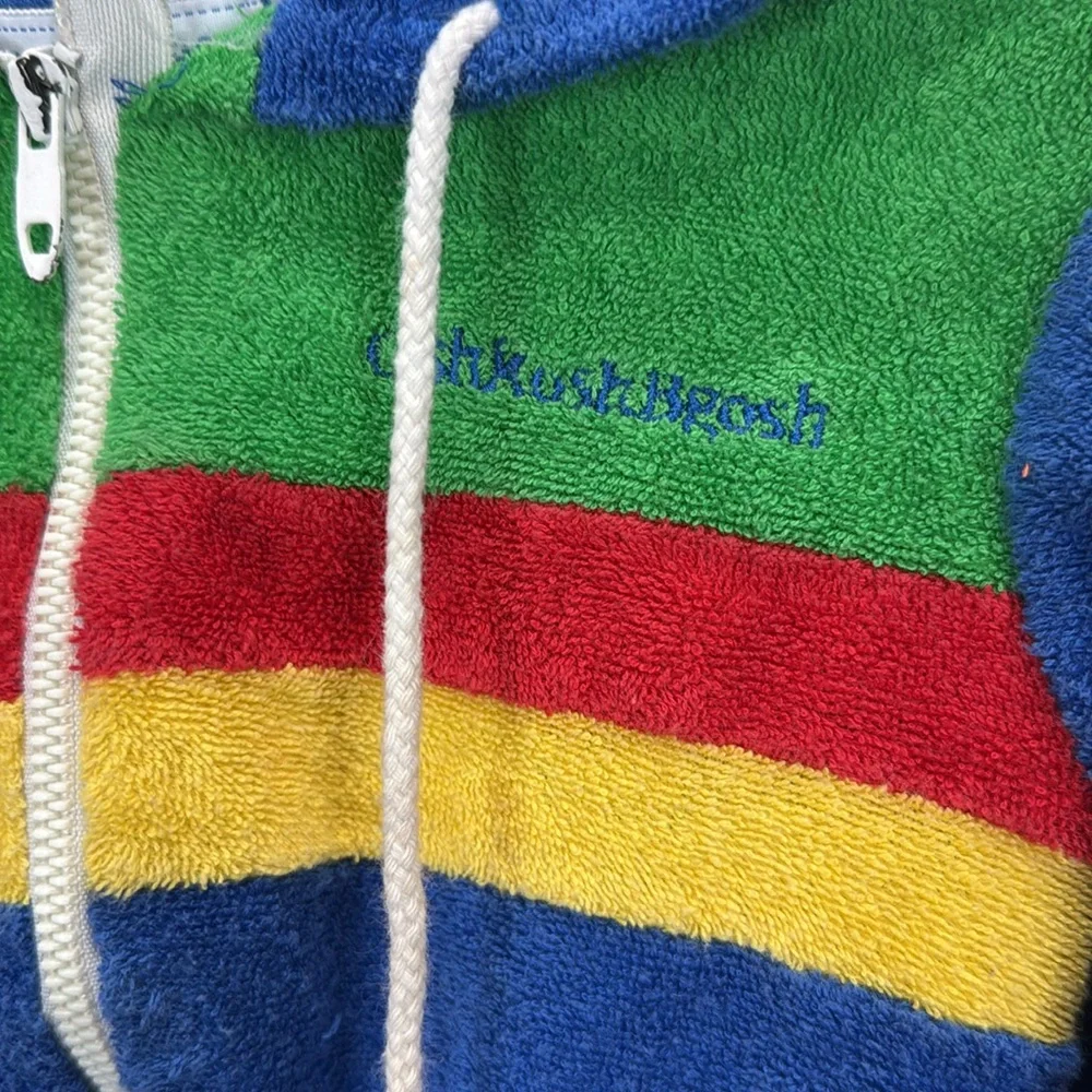 Vintage Oshkosh Terry‎ jacket hooded